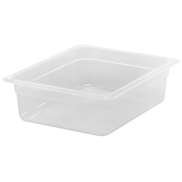 6 pièces CAMBRO | CAMWEAR® - Conteneur GN en polypropylène 1/2 - laiteux - Profondeur 100 mm