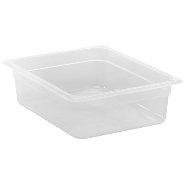 6 pièces CAMBRO | CAMWEAR® - Conteneur GN en polypropylène 1/2 - laiteux - Profondeur 100 mm