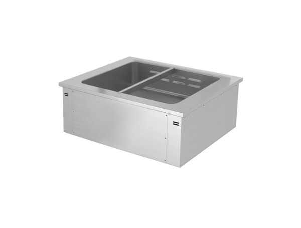 Bain-marie encastrable - 0,8m - 2x GN 1/1