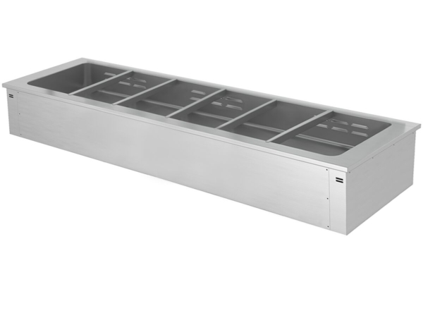 Bain-marie encastrable - 2,1 m - Série A