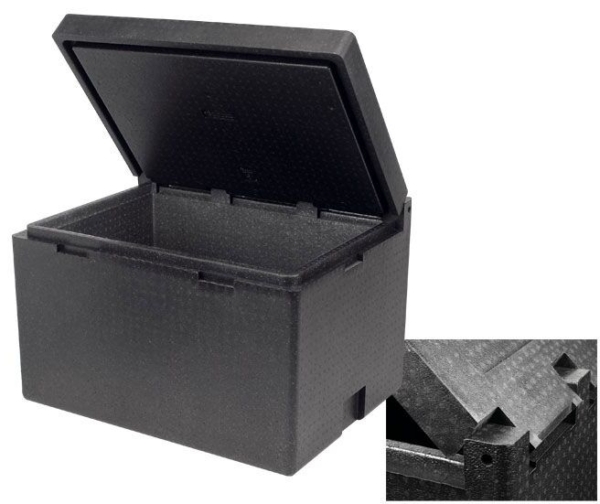 Cargo-Box - 120,2 litres | Thermobox | Boîte isolante | Boîte en polystyrène | Polibox | Boîte de maintien au chaud