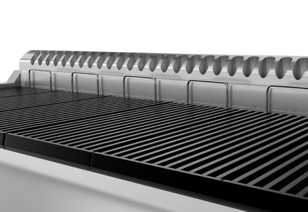 Grill à gaz BERLIN - 1,76m - aspect inox