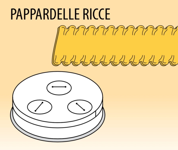 Disque pour pâtes Pappardelle Rice 16 mm - pour NMF8N & NMF13