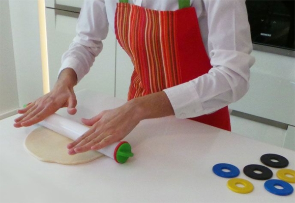 Rouleau à pâtisserie - réglable en hauteur - grand