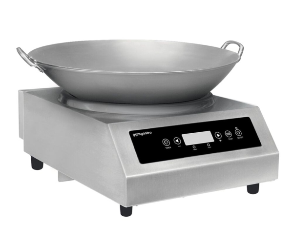 Cuisinière à induction pour wok - 3,5 kW - WOK inclus