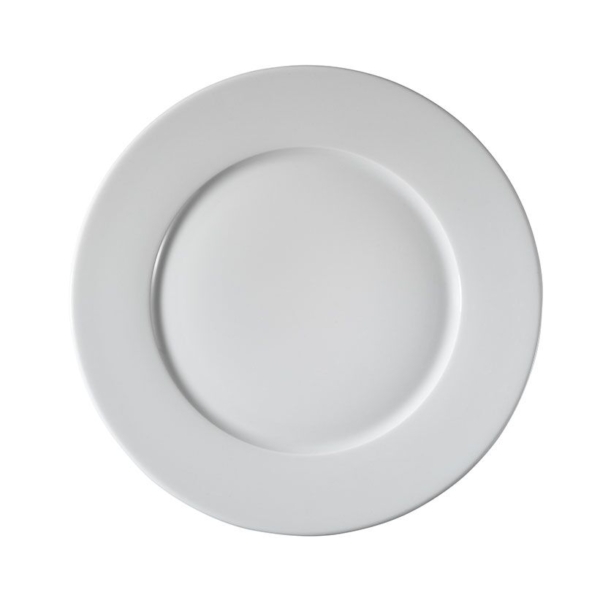 (12 pièces) PERA Blanc - Assiette plate - Ø 21 cm