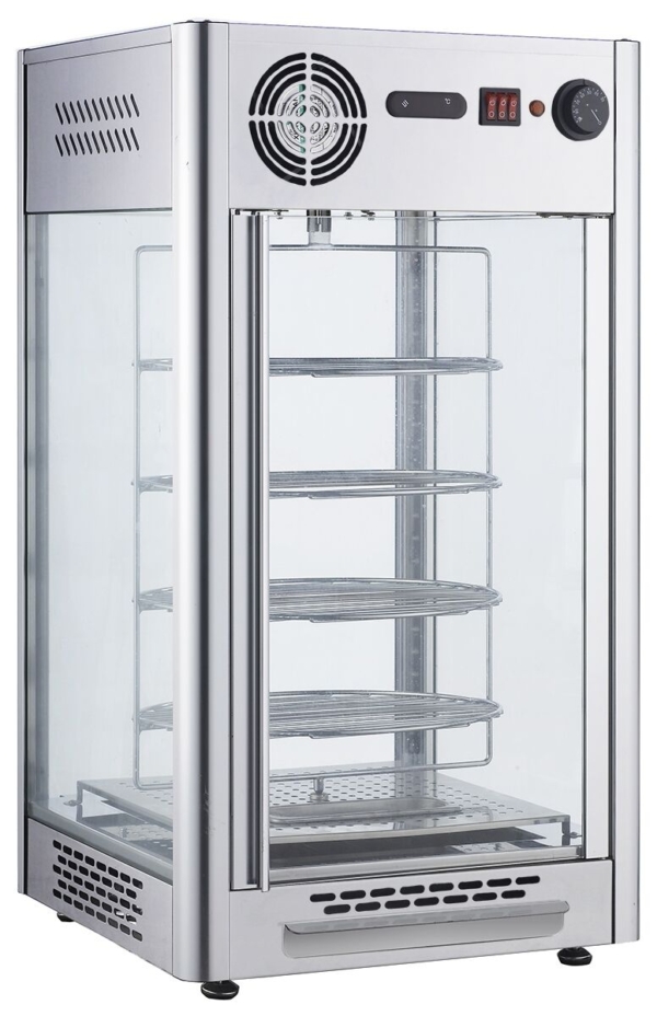 Vitrine chauffante - 108 litres - Inox