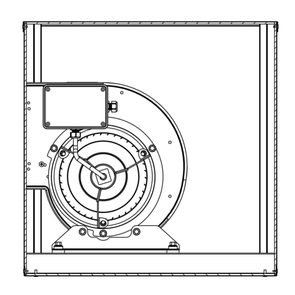 Caisson d'extraction - 1600 m³ par heure