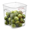 (6 pièces) CAMBRO | CAMWEAR® - Récipient FreshPro - 7,6 litres - Transparent