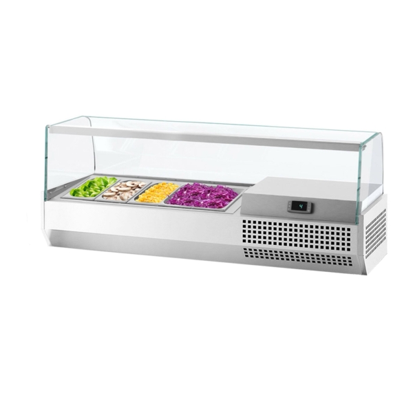 Vitrine réfrigérée Premium PLUS - 1328x353mm - 5x GN 1/4