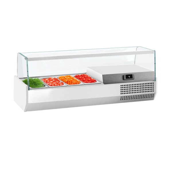 Vitrine réfrigérée sur comptoir Premium PLUS - 1328x413mm - 4x GN 1/3