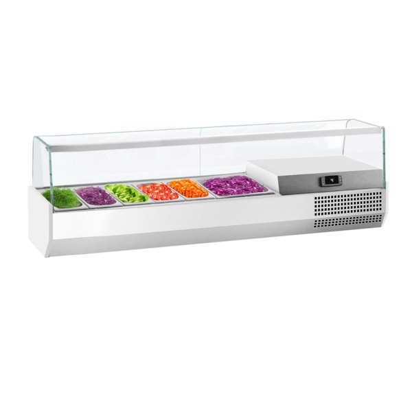 Vitrine réfrigérée Premium PLUS - 1733x353mm - 7x GN 1/4