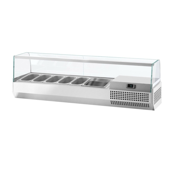 Vitrine réfrigérée Premium PLUS - 1733x353mm - 7x GN 1/4