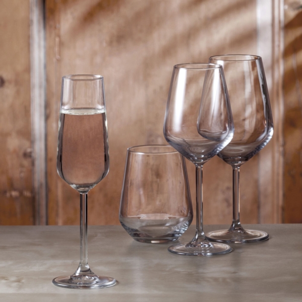 (6 pièces) Verre à vin - ALLEGRA - 490 ml - Transparent