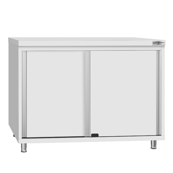 Armoire de travail en inox ECO - 1000x700mm - avec porte coulissante