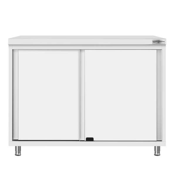 Armoire de travail en inox ECO - 1000x700mm - avec porte coulissante