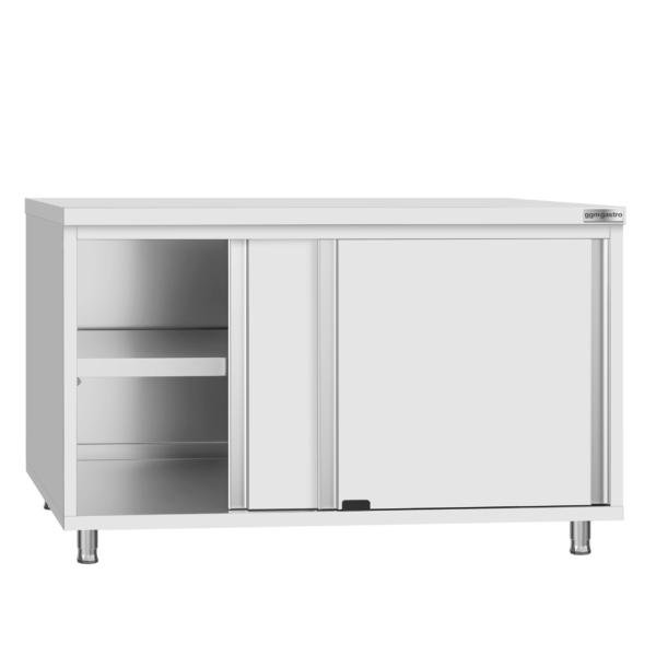 Armoire de travail en inox ECO - 1200x700mm - avec porte coulissante