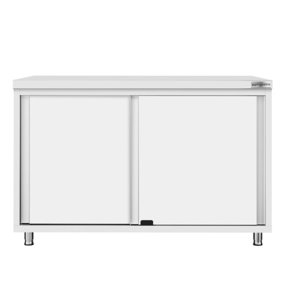 Armoire de travail en inox ECO - 1200x700mm - avec porte coulissante