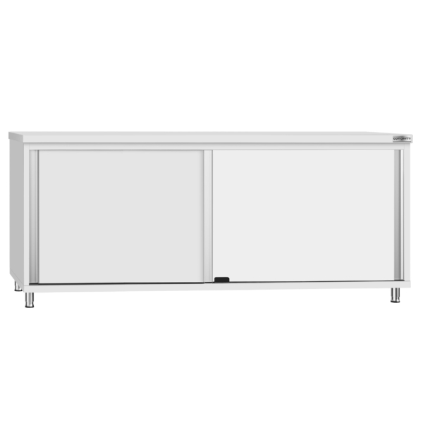 Armoire de travail en inox ECO - 2000x700mm - avec porte coulissante