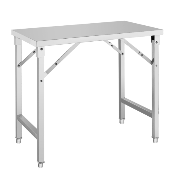 Table de travail en inox - pliable - 1000x600mm