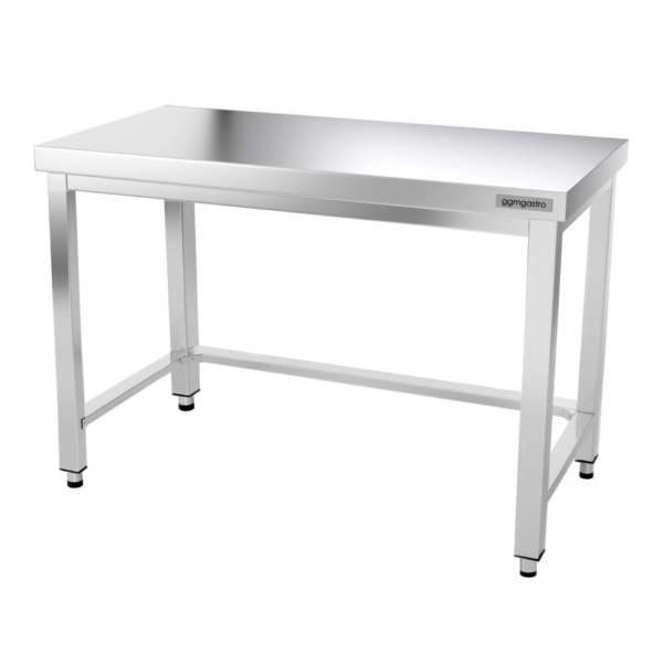 Table de travail en inox PREMIUM - 1200x600mm - avec fond de base & entretoise