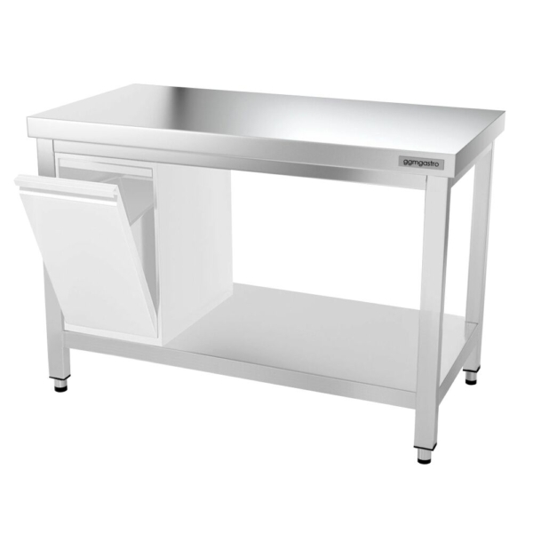 Table de travail en inox PREMIUM - 1200x600mm - avec fond de base & entretoise