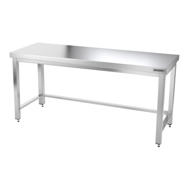 Table de travail en inox PREMIUM - 1800x800mm - avec fond de base & entretoise