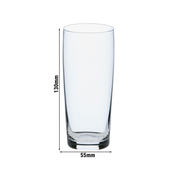 (12 pièces) - Verre à bière Mammoet - BUDGETLINE - 190 ml