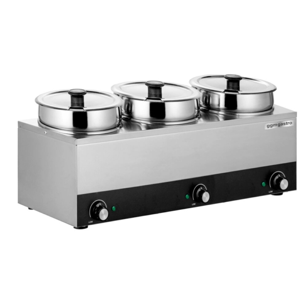 Bain-marie avec Pots - 10,5 litres