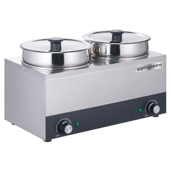 Bain-marie avec Pots - 13 litres