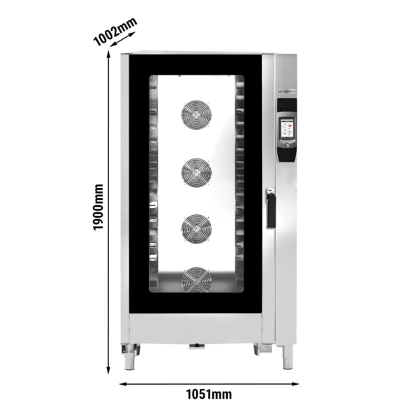 Four combiné de boulangerie - Touch - 16x EN 60x40 - avec Système de lavage