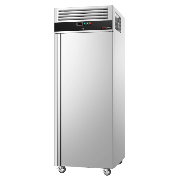 Réfrigérateur pour boulangerie en acier inoxydable PREMIUM - EN 60x80 - 600 Litres - avec 1 porte