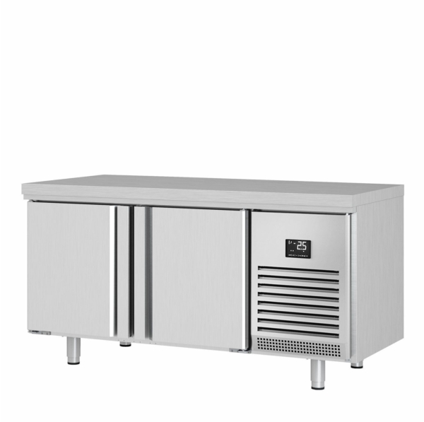 Table réfrigérée de boulangerie Premium PLUS - 1618x800mm - avec 2 portes