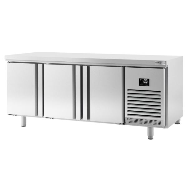 Table réfrigérée de boulangerie Premium PLUS - 2185x800mm - avec passe-plat