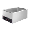 Bain-marie électrique - 1,2 kW - pour GN 1/1 avec hauteur 150mm - avec robinet de vidange