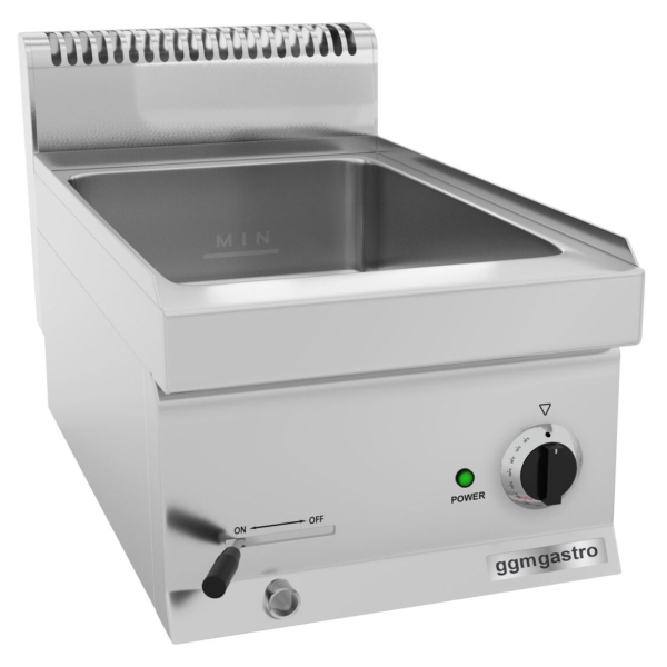 Bain-marie électrique - 1,2 kW - 1x GN 1/1 ou 2x GN 1/2