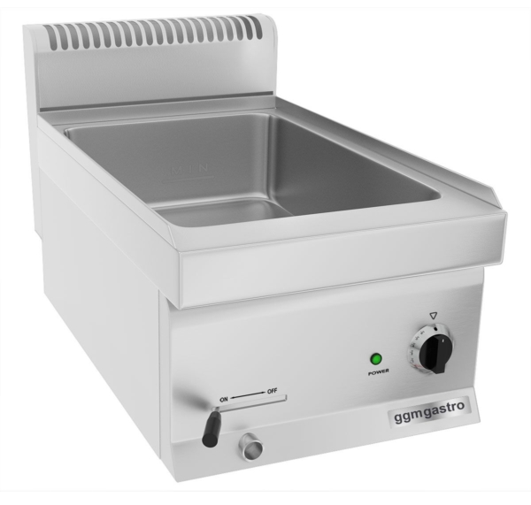 Bain-marie électrique - 1,2 kW - 1x GN 1/3 & GN 1x 1/2