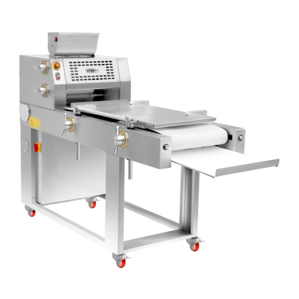 Machine à étaler la pâte pour boulangerie - pour pâte à pizza et à pain - 550 Watt - jusqu'à 2400 pièces/h