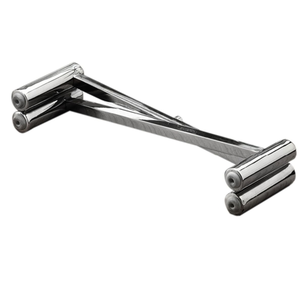 (3 pièces) Support de buffet - Hauteur : 120mm - Chrome