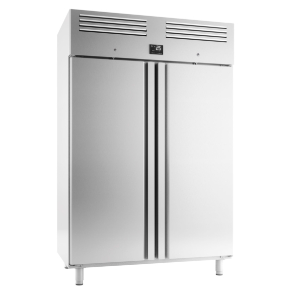 Congélateur pour boulangerie en acier inoxydable PREMIUM PLUS - EN 60x40 - 1240 litres - avec 2 portes