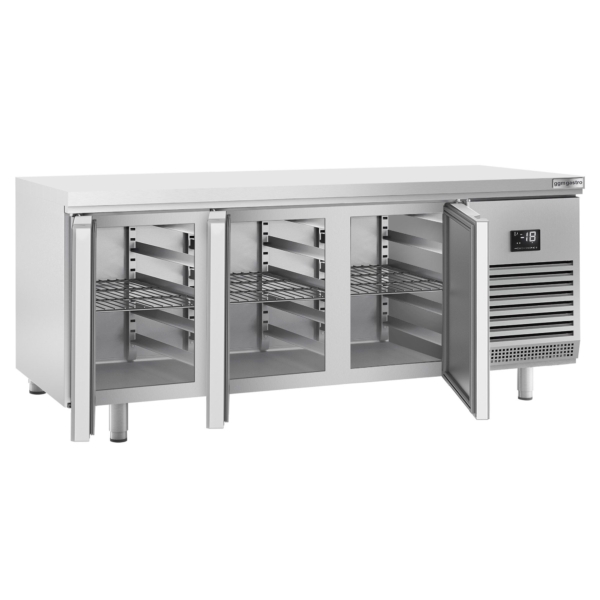 Table de congélation pour boulangerie Premium PLUS - 2185x800mm - avec 3 portes