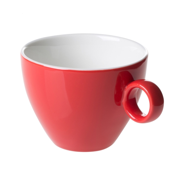 (6 pièces) BART COLOUR CAFE - Tasse à cappuccino - 230ml - Rouge