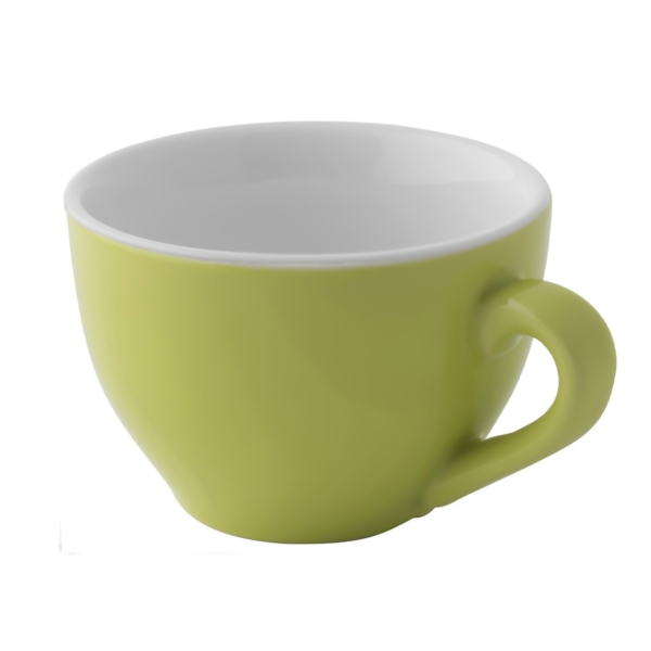 (6 pièces) COLORS - Tasse à cappuccino - 180ml - Lime