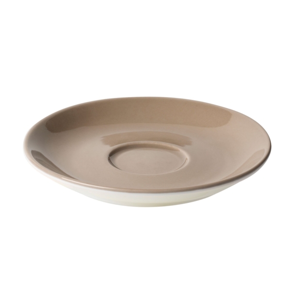 (6 pièces) BART COLOUR CAFE - Soucoupe pour cappuccino - Ø 155mm - Marron