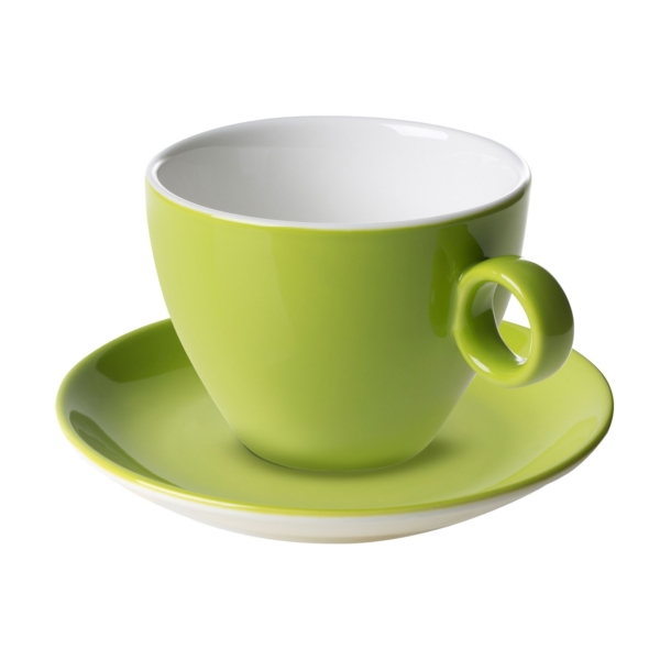 (6 pièces) BART COLOUR CAFE - Tasse à cappuccino - Ø 155mm - Citron vert