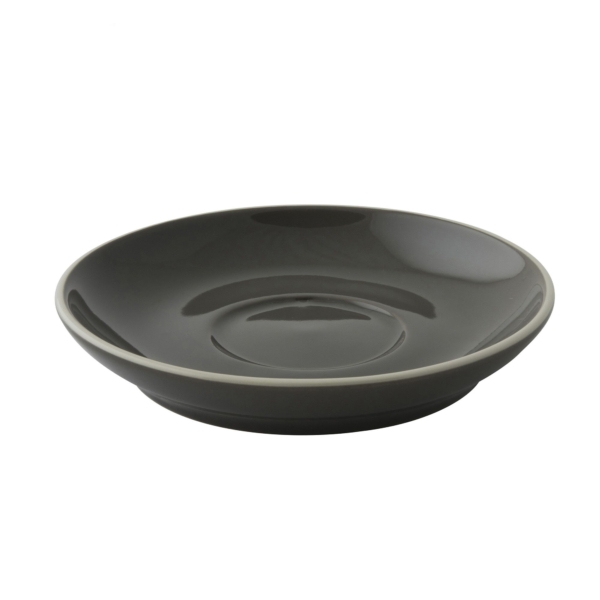 (6 pièces) COLORS - Soucoupe pour cappuccino - Ø 140mm - Gris