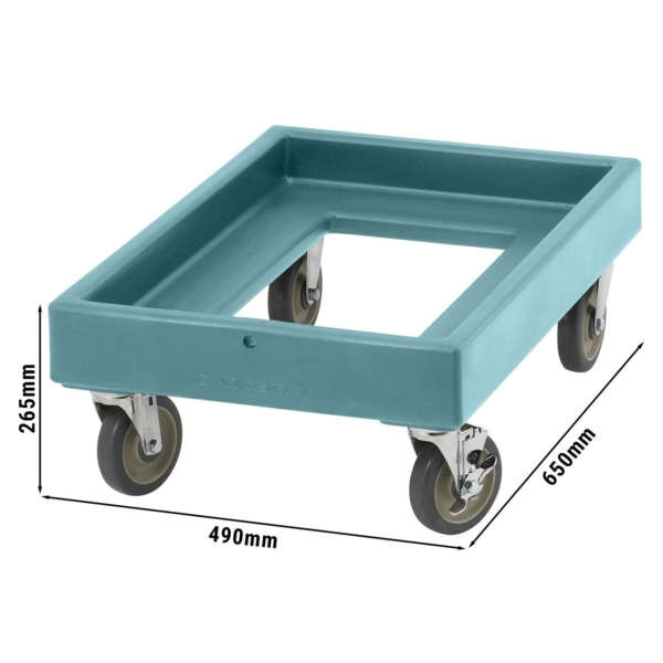 CAMBRO | ULTRA PAN CARRIER® - CamDolly® - Chariot de transport pour UPC300401 - Bleu ardoise