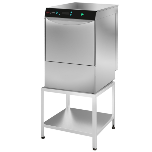 Machine à laver les verres double paroi - Numérique - 2,97 kW - avec pompe à détergent et à produit de rinçage