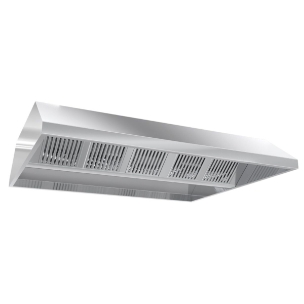 Hotte de plafond statique 1,6 m - avec filtre et lampe