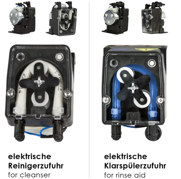 Lave-vaisselle à cuve double paroi - Numérique - 12,2 kW - avec pompe à détergent et pompe à rinçage